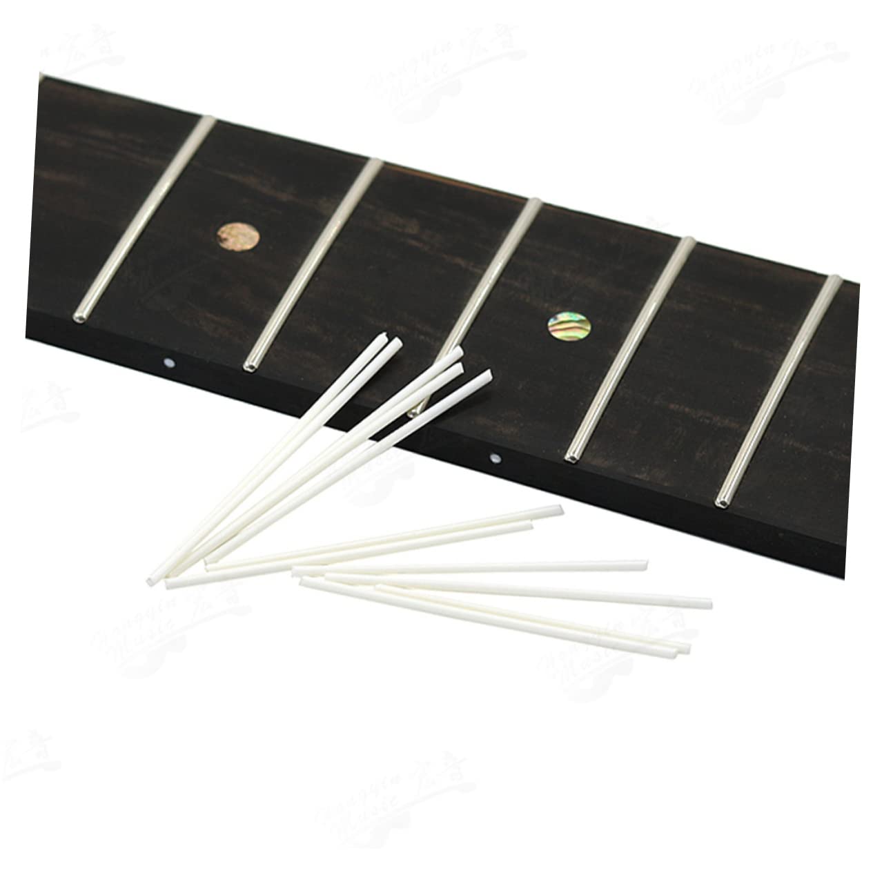 BESPORTBLE 200Pcs Guitar Inlay Replacement Side Dots Fretboard Parts for Guitar Ukulele Durable Performance Accessory Easy to Install Compatible with All Guitar