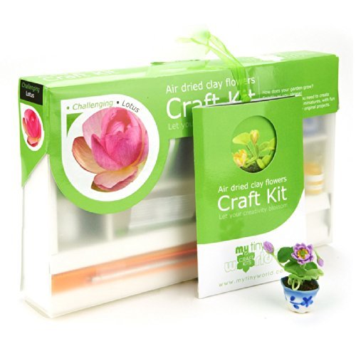 MyTinyWorld Dolls House Miniature Lotus Flower Kit - Challenging