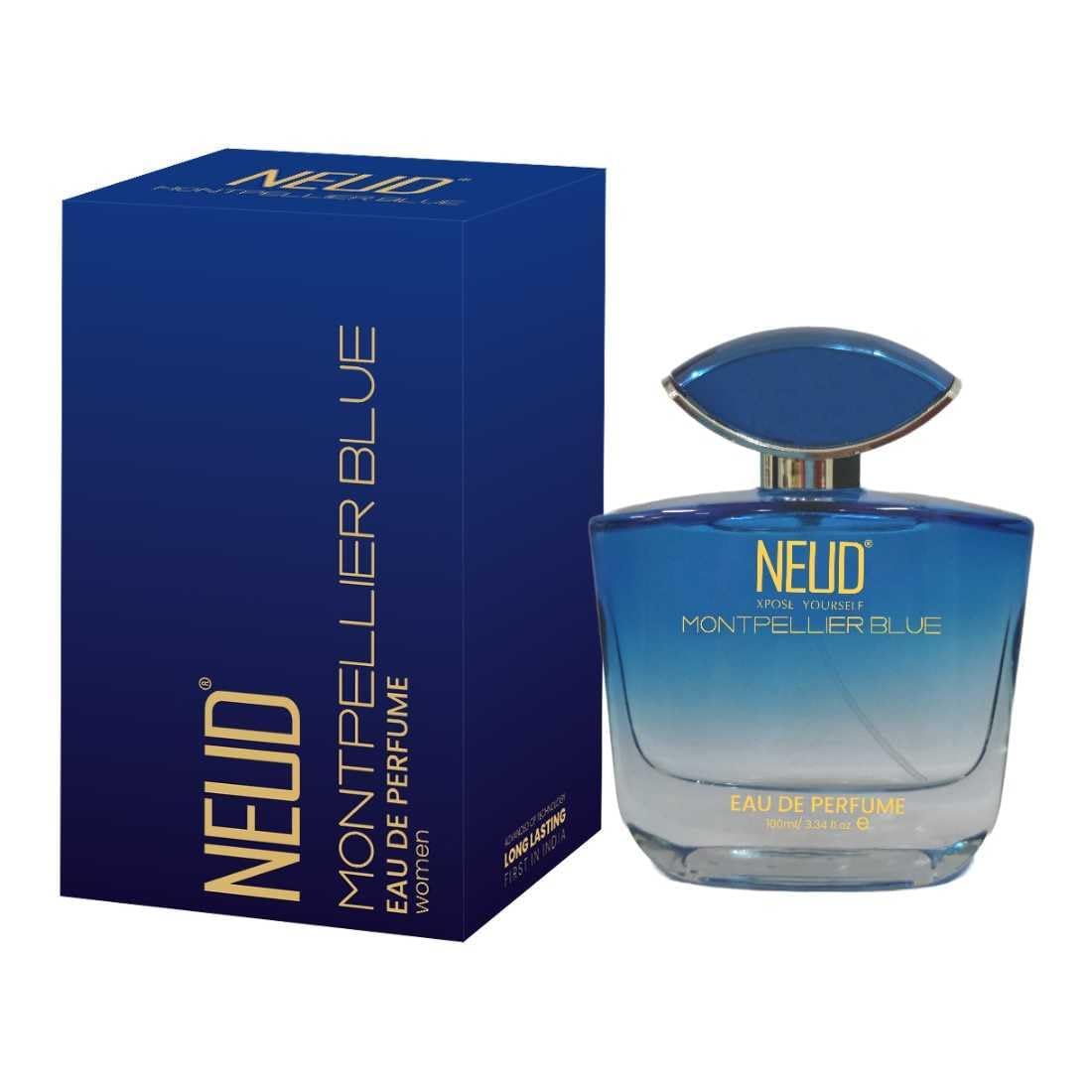 NEUD Xpose Yourself Montpellier Blue Luxury Perfume For Elegant Women Long Lasting Liquid EDP, 100ml (Fresh)-image-42