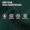 IECOii XXL Dog Sweater,Thermal Knit Big Dog Sweater Christmas,Pet Turtleneck Doggy Sweatshirt for Extra Large Dogs Boy Girl,Stretchy Large Dogs Cold Weather Outfit Pitbull Clothes,(Green XXL) #1