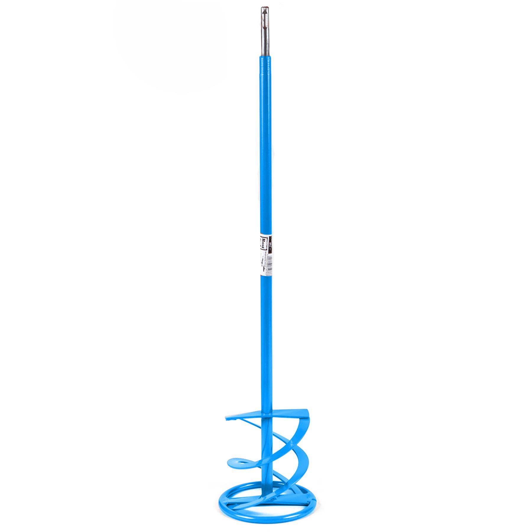 Toolty Italian Mixing Paddle 120 x 600mm - SDS - Painted Mixer, Whisk, Stirrer - Positive 2-Blade - for Plaster, Gypsum, Adheives, Concrete, Cement, Glue, Paint, DIY - TLTY-1076
