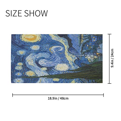 Nander Van Gogh Starry Night Art Breathable Face Mask Uv Protection Summer Sun Windproof Sandproof Multifunctional Bandana,Headband And Neck Gaiter #TOP1