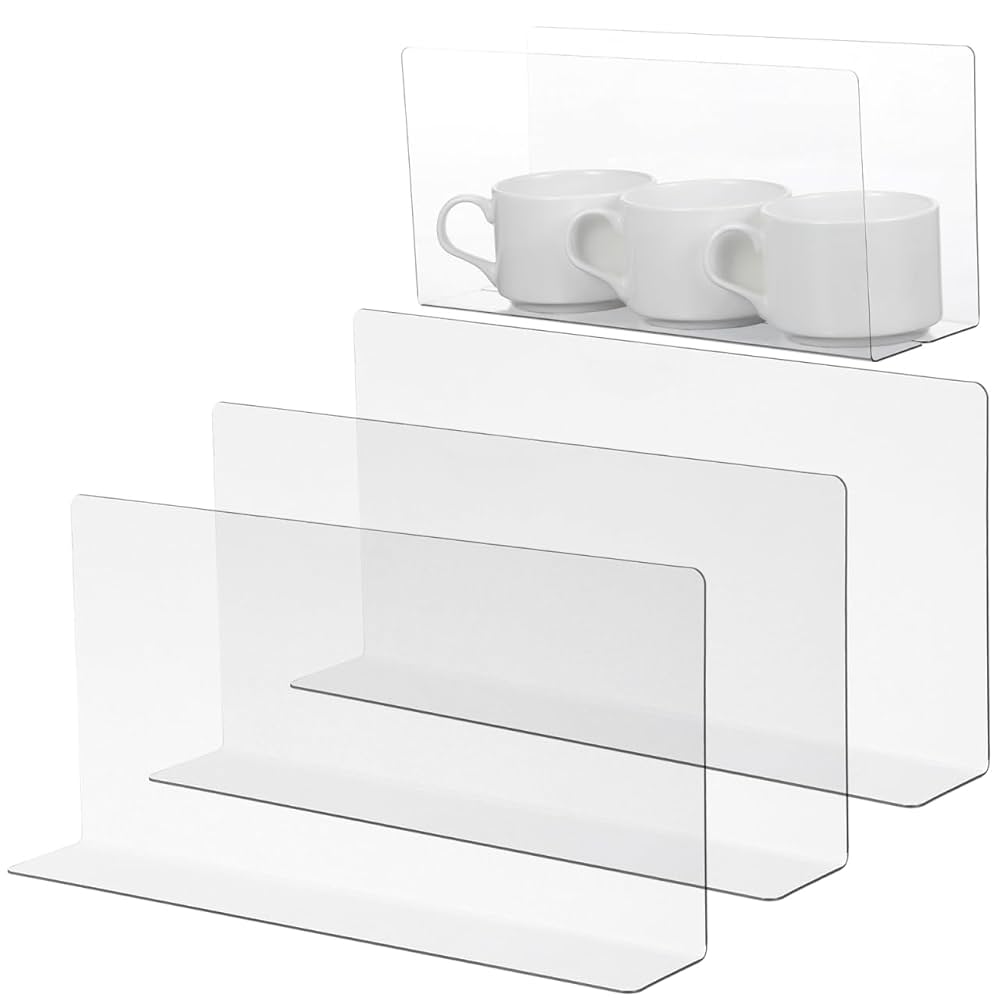 ナワ　904545サイドアクリル Amazon｜GANAZONO 棚仕切り板 L字 商品仕切り板 アクリル 透明