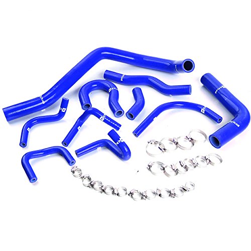 Radiator Silicone Hose Kit Clamps Comaptible For HONDA CIVIC/CRX EE EF/CR-X Base/DX/ HF/ Si 1988 1989 1990 1991