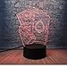 Produktbild Kreative 3D Led Usb Lampe Magier Dekoration Texas Hold Em Dice Poker Spades Spielkarte 7 Farben Ändern Rc Nachtlicht Weihnachten(APP-Steuerung) Smart Lamp