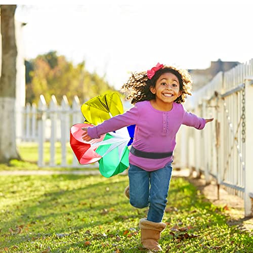 Hrefeu Children Speed Training Resistance Parachute, Outdoor Kids Parachute Enhance Children Communication Ability, Physical Training, Running Chute, With Storage Bag, For Outdoor Sports, Play #TOP2