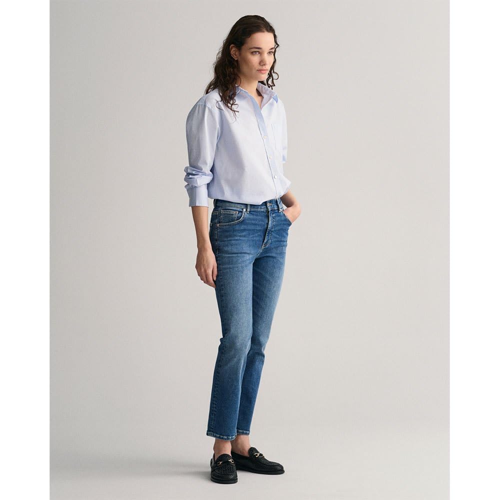 GANT Women's Rel Poplin Shirt Blouse
