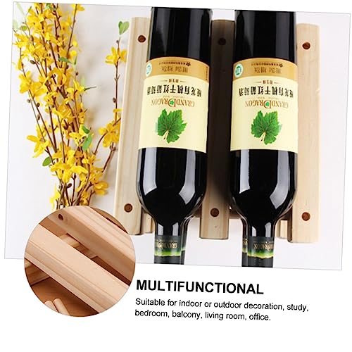 Soporte Decorativo de Madera para Botellas de Vino miniatura 3