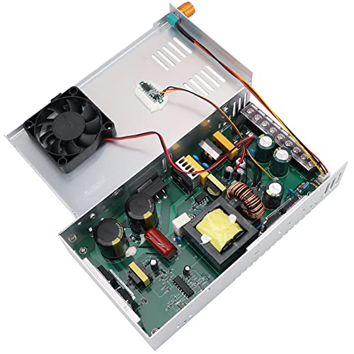 Image of DROK 12V Power Supply, AC 110V 220V to DC 0-12V 40A 480W Buck Converter, Adjustable Variable LED Adapter Regulated 5V 6V 9V 12Volt Voltage Transformer 10A 20A 30A 40Amp Charger for Lab CCTV