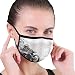 Produktbild MIGAGA Motorrad Motocross Fahrer Bild Grunge Hintergrund Poster Stil Monochrom Artwork Print Staubwaschbarer wiederverwendbarer Mund Warmes winddichtes Baumwollgesicht