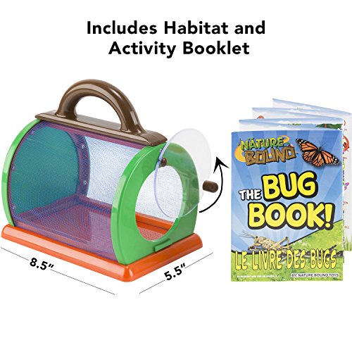 image for Nature Bound Toys Critter Cage Bug Catcher and Habitat Kit, Insect Net