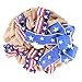 Generic Patriotic Independence of The Garland Festive Mesh Door for Home Decoration, Non Woven Fabric Last July 4 of July for All Occasions (Photo Color)