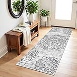 HEBE Hallway Runner Rug 2'x6' Washable Vintage...
