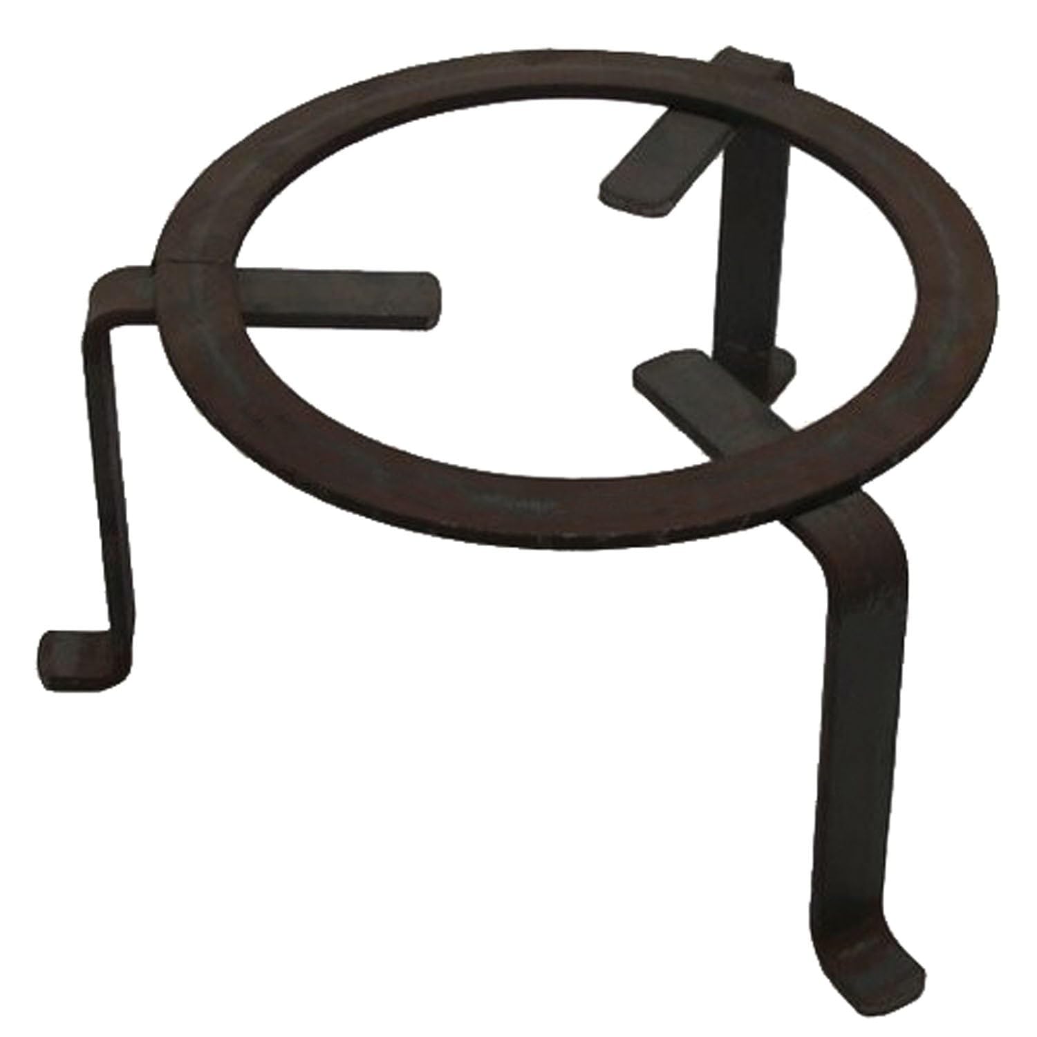 Treppiedi trespolo in ferro battuto pesante per fuoco - 35 cm H23