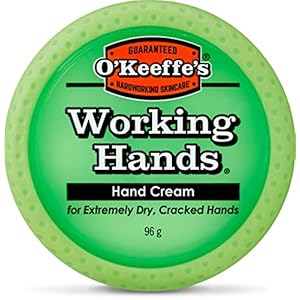 O’Keeffe’s Working Hands, 96g Jar – Hand Cream for Extremely Dry, Cracked Hands | Instantly Boosts Moisture Levels…