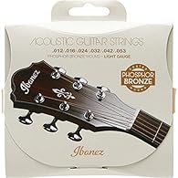 Set of light gauge strings suitable for all acoustic guitars Phospher Bronze on American hexagonal steel core Light gauge ideal for all playing styles and techniques Bright clear tone String Gauges 012/ 016/ 024/ 032/ 042/ 053