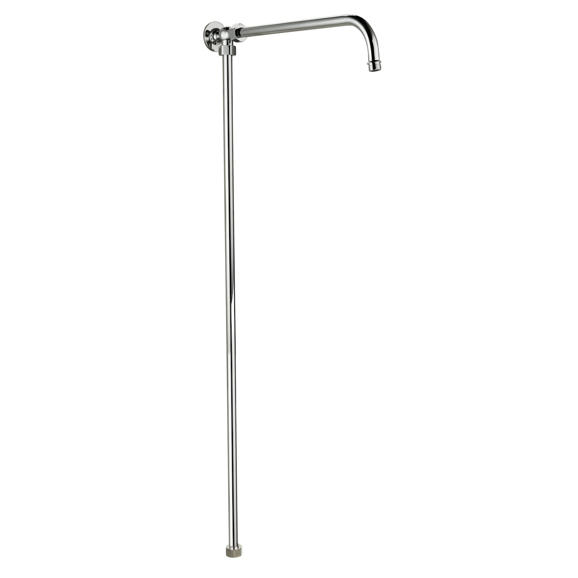 ENKIG09 Shower Rigid Riser Rail Traditional Solid Brass Chrome Downton