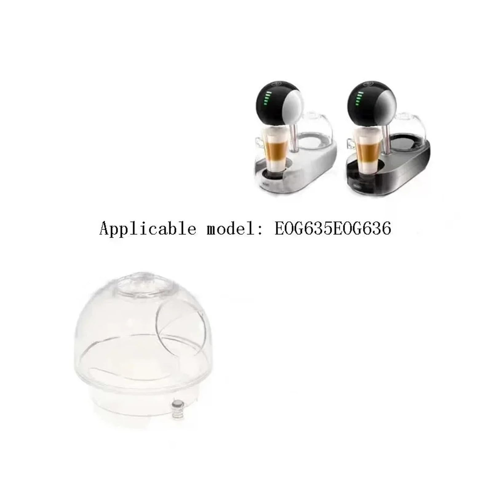 Tanque De Agua,Compatible Con Nestle EDG636 EDG635 | Máquina De Café Cápsula Accesorios Para Depósitos