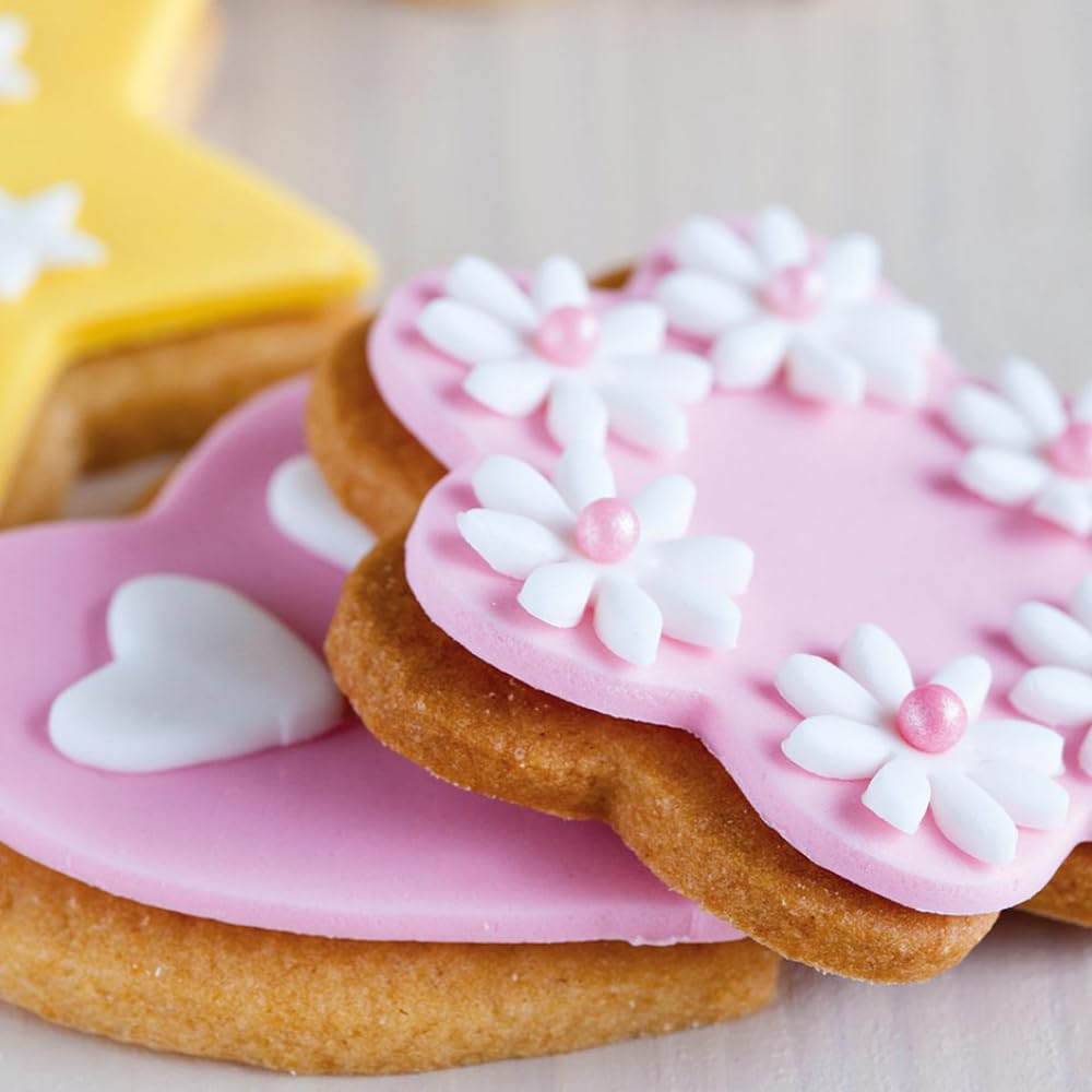 FunCakes Preparado para Galletas: Crujientes y Fáciles de Usar, Perfectas para Decorar con Fondant o Glasa Real, También Adecuadas Como Masa para Tartas, Halal. 1 Kg. 1000 g