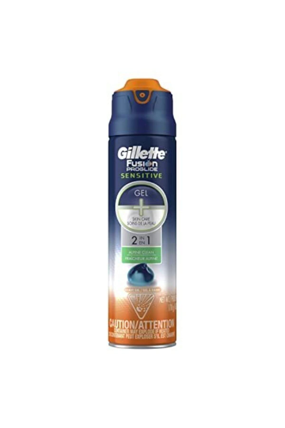 Gillette Fusion ProGlide Sensitive Shave Gel, Alpine Clean