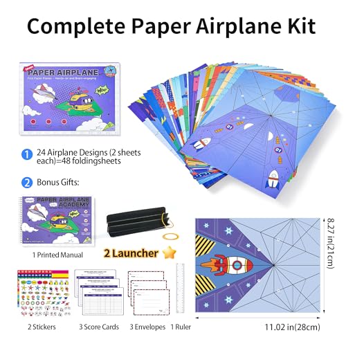 Kit avion en papier Leven cadeau d'art et d'artisanat idéal pour anniversaire