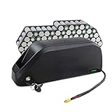 WILLQR 52V Lithium Battery 15AH 17.4AH 21AH Large Capacity Replacement Battery Rechargeable Downtube Li-ion Battery Pack with Charger for 1100W 750W 500W 350W Motor,52v,21ah