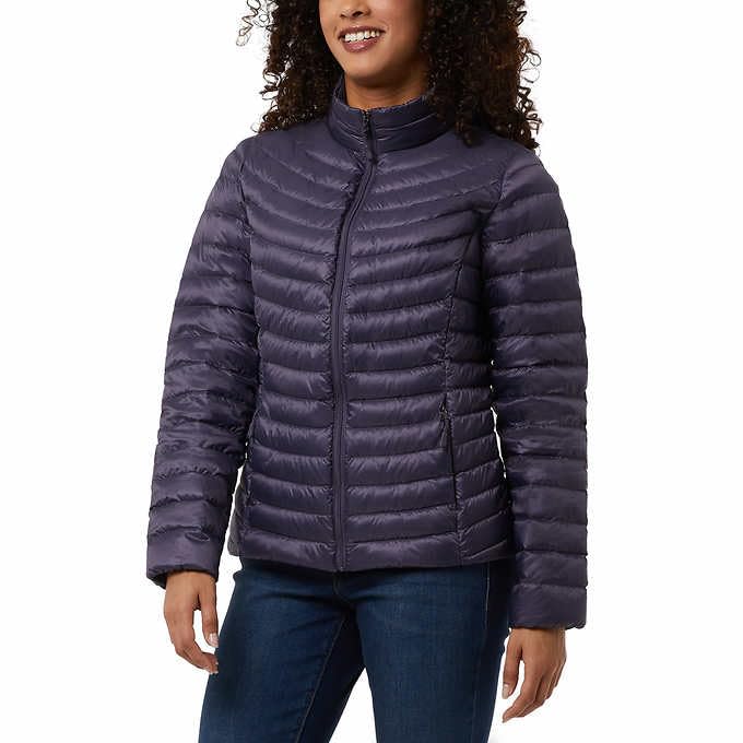 32 Degrees Womens Midweight Down Jacket (Blue, M), Medium2