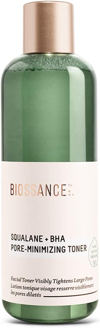 Squalane + BHA Pore Minimizing Toner. Get Visibly Clearer, Smaller-Looking Pores. Gently Exfoliates and Hydrates for Smooth, Refreshed Skin (4.5 fl oz)
