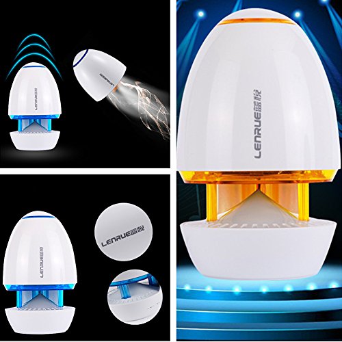 Engshwn Altoparlante stereo portatile a colori LED...