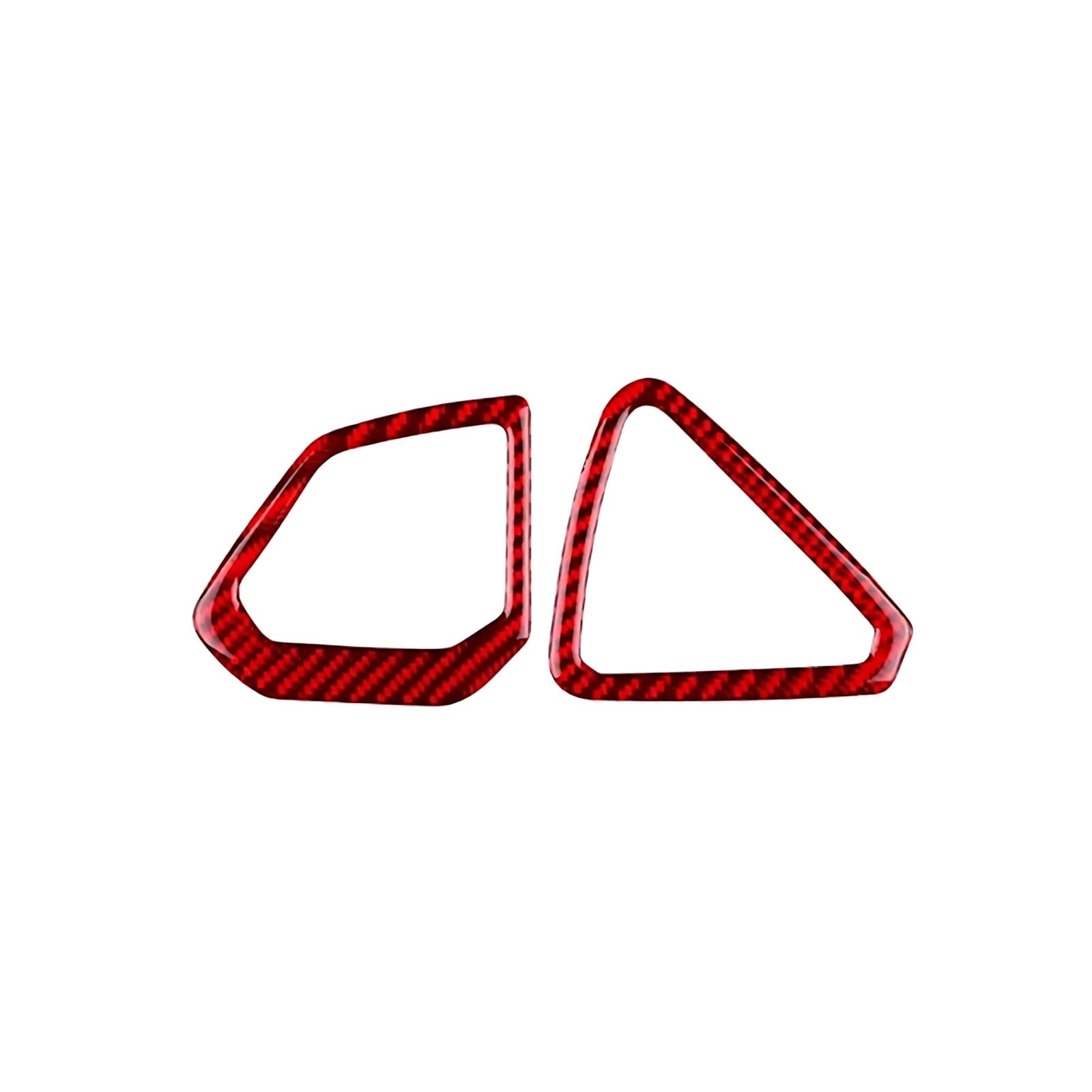 Sanehou Carbon Fiber Red Dashboard Air Vent Frame Compatible With Bmw For Z4 For G29 2019-2023 Lhd Rhd Car Dashboard Upper Air Vent Trim Frame Air Outlet Decorative Cover Sticker