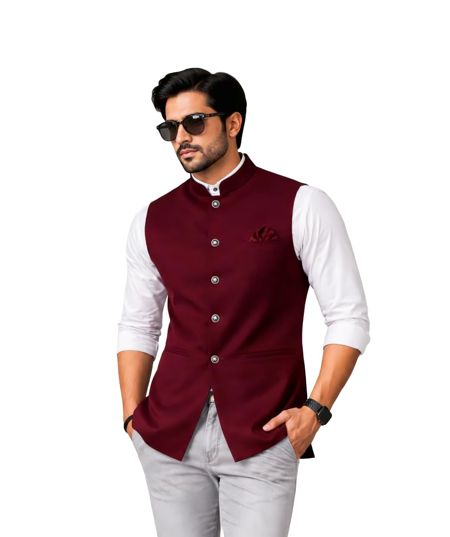 Men Ethnic Nehru Jacket, Modi Jacket-picture-22