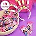 Imaginings 3 Barbie Party Favors, Individually Wrapped Lollipop Rings, Fruit Flavored Suckers, Box of 18