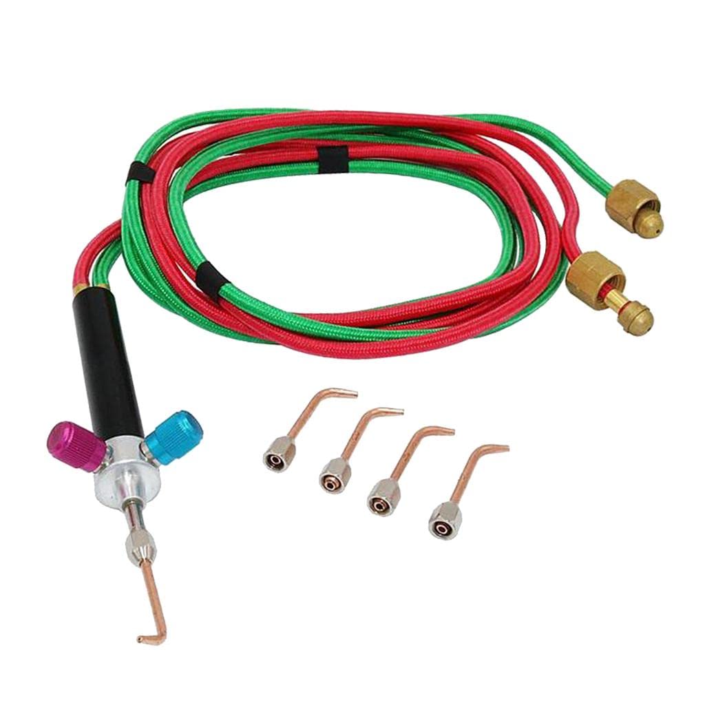 SAZ DEKOR Mini Jewelry Gas Welding Micro Torch Jewelers Welding Soldering w/ 5 Nozzles-image-39