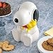 Peanuts Classic Snoopy Cookie Jar, 10.7-Inch Ceramic Kitchen Storage Container, Cartoon Collectible Treat Jar for Cookies and Snacks