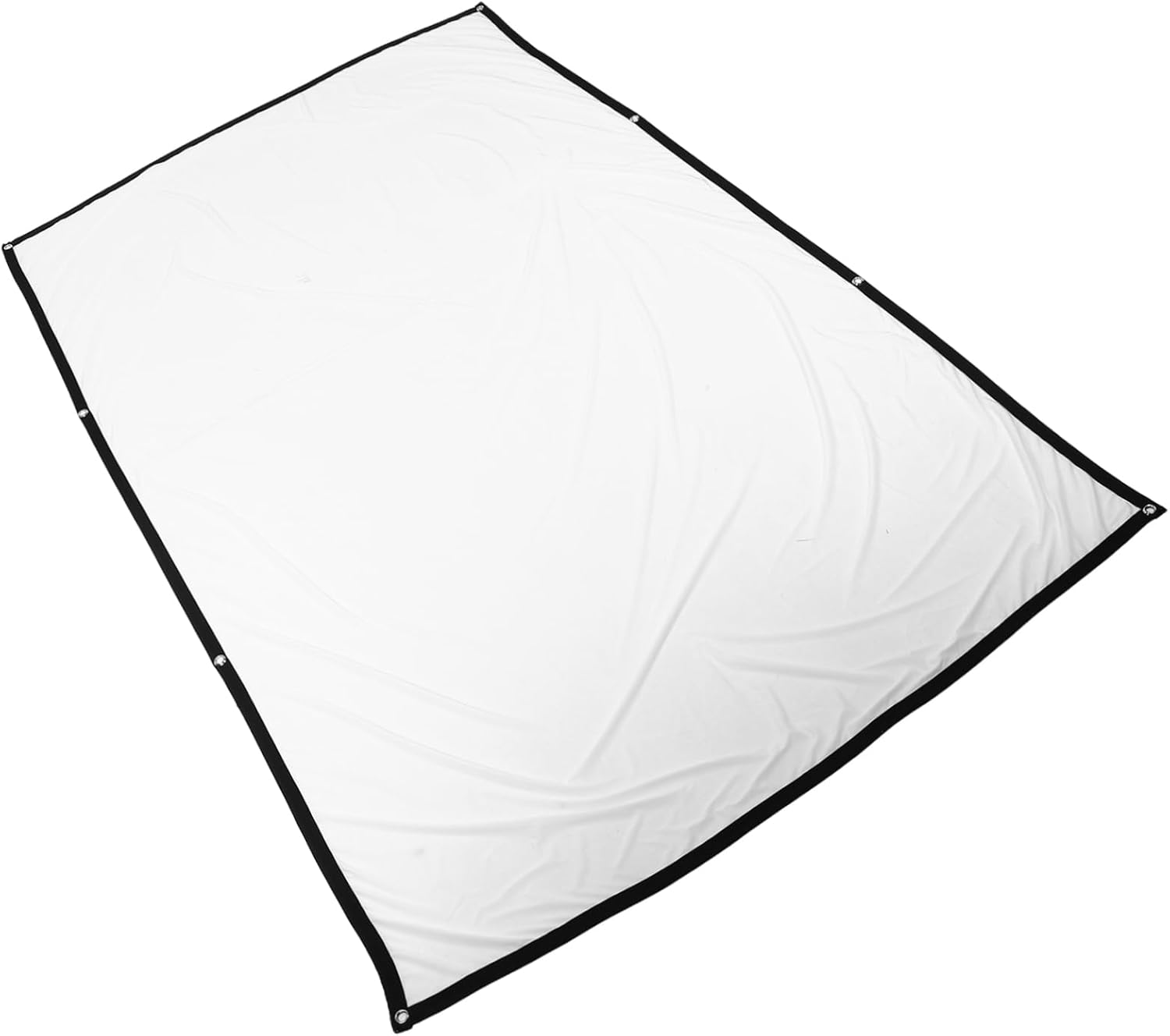 Photo 1 of HOMSFOU Lightweight Portable Movie Screen Theater Projector Screen for Backyard Indoor Camping Blank Foldable