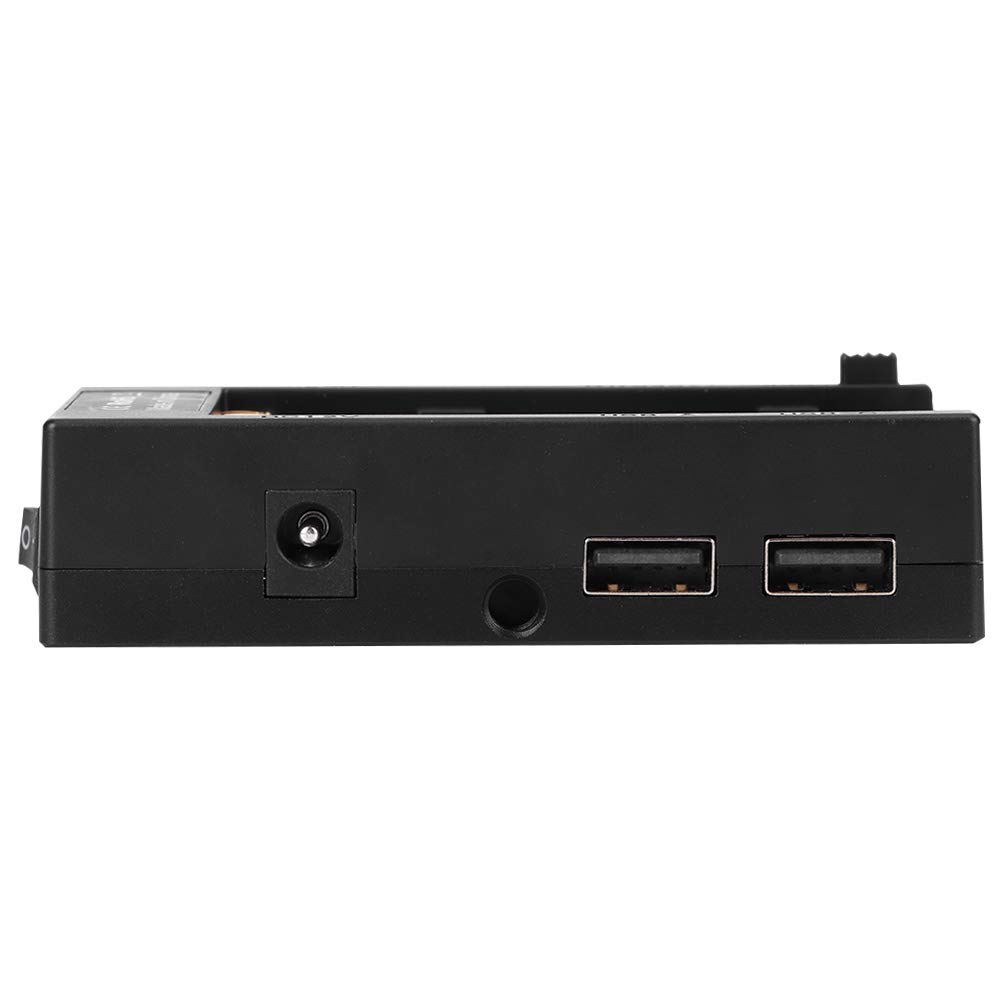 Adapter płyty akumulatorowej ze stopu plastiku do monitora system zasilania światłem wypełniającym - wyjście DC i przenośne wyjście USB, instalacja i demontaż