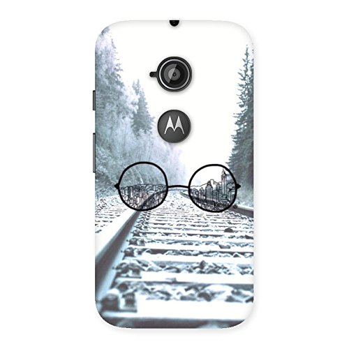 Neo World Tracks And Specs Back Case Cover for Moto E (2nd Gen) 4G