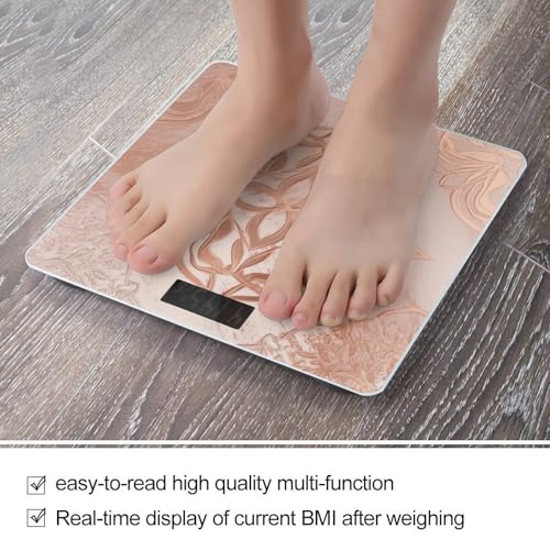 Báscula Digital Rose Gold para Baño con Vidrio Templado miniatura 5