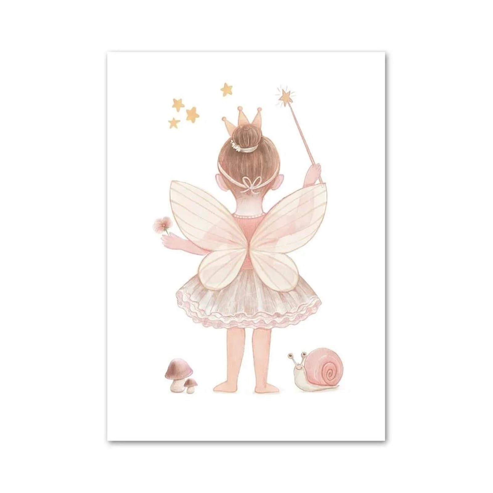 Toile Lapin et Soleil pour Chambre de Fille | Ambiance Cocooning Épurée