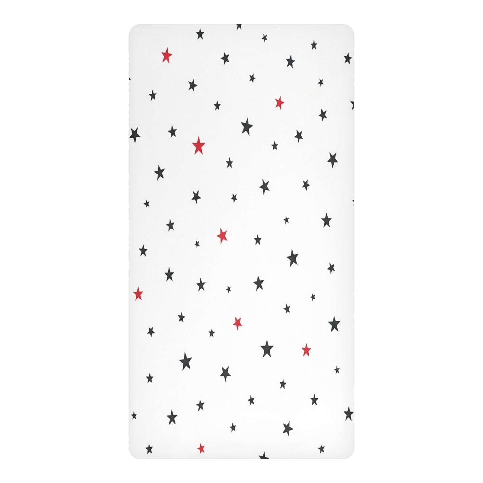 BOESI Star Pattern Waterproof Crib Sheet,Fitted Mattress Protector