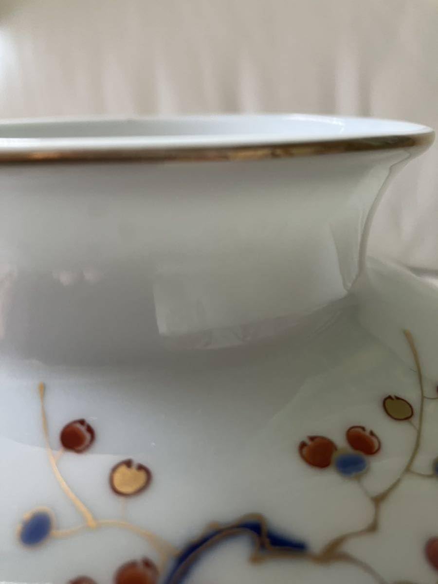 メ3641 貴重レトロ　宮内庁御用達　有田焼　深川製磁　花瓶　壺 面取12花生 Amazon.co.jp: メ3641 貴重レトロ 宮内庁御用達 有田焼 深川製磁 花瓶