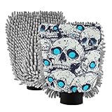 Ajustement confortable et antidérapant : dispose d'une manchette élastique qui maintient fermement le gant en microfibre pour voitures en place, empêchant de glisser ou de tomber dans le seau lors de l'utilisation. Taille M : 17,8 x 26 cm. Taille L : 20,3 x 30 cm.