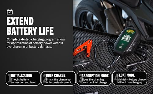 Image of Battery Tender Junior 12V, 750mA Charger and Maintainer: Automatic 12V Powersports for Motorcycle, ATVs, and More - Smarter Than a Trickle Charger - 021-0123 (Pack of 2)