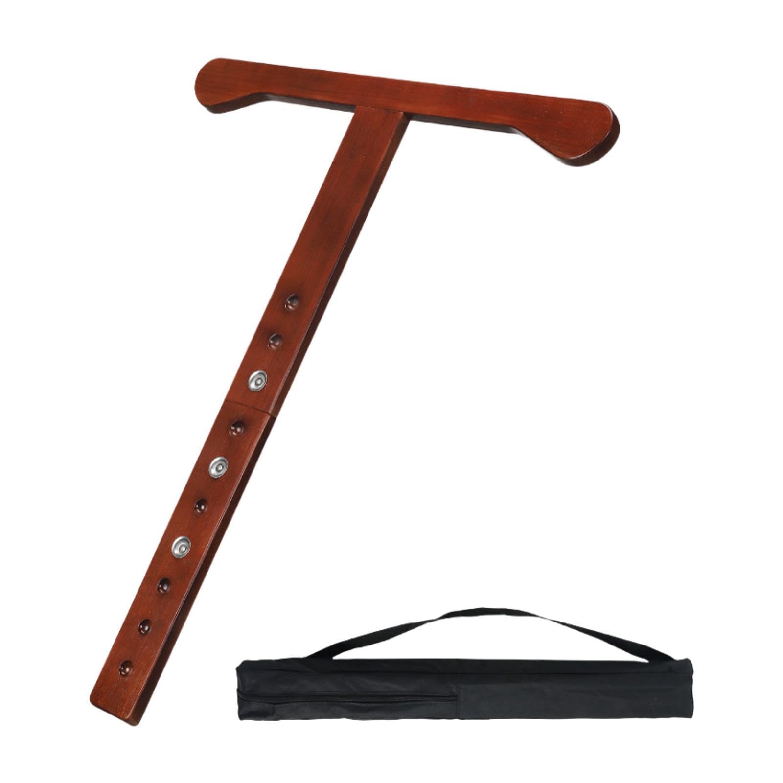 Fermo per Puntale Violoncello, Accessorio Portatile in Legno per Protezione Pavimento, Marrone Scuro