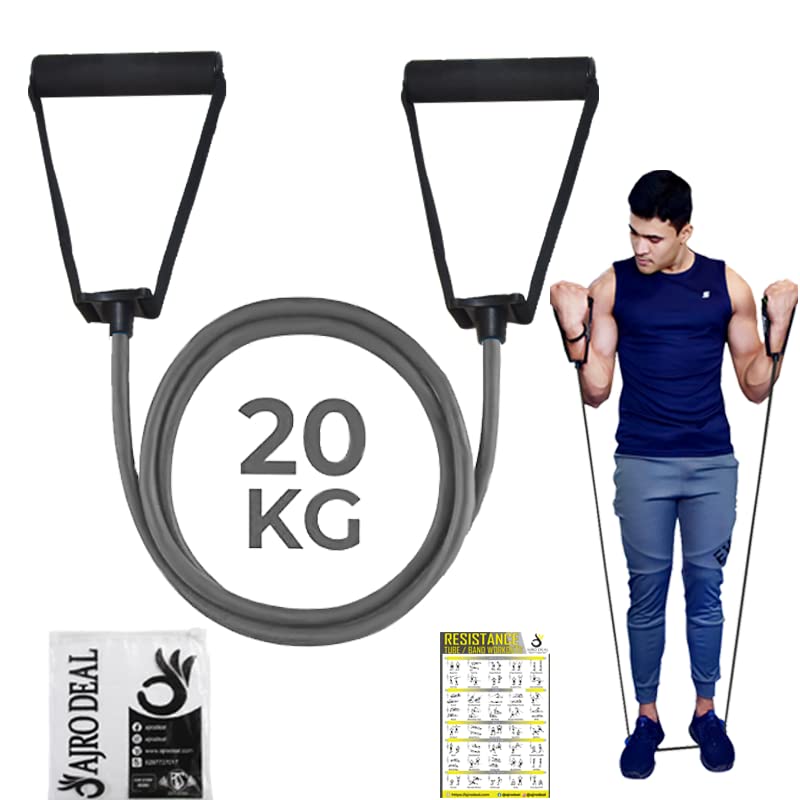 Resistance Tube with Foam Handles for Exercise & Stretching, Suitable in Home & Gym Workout for Men & Women-Multi Resistance (B0B855HCDL) Amazon Price History, Amazon Price Tracker