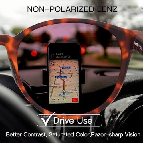 Cat Eye Sunglasses Retro Vintage Eyewear Non-slip Round Sunglasses for Men & Women Polarized/Non-Polarized Lens UV Protection3