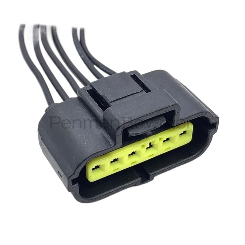 1 Pc 6 Pin Car Gasoline Pump Accelerator Pedal Electronic Connector Wire Harness 184060-1(5 Pcs)