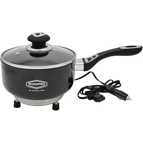 Roadpro RPSP225NS 12V Portable Saucepan: Your Culinary Companion on the Road