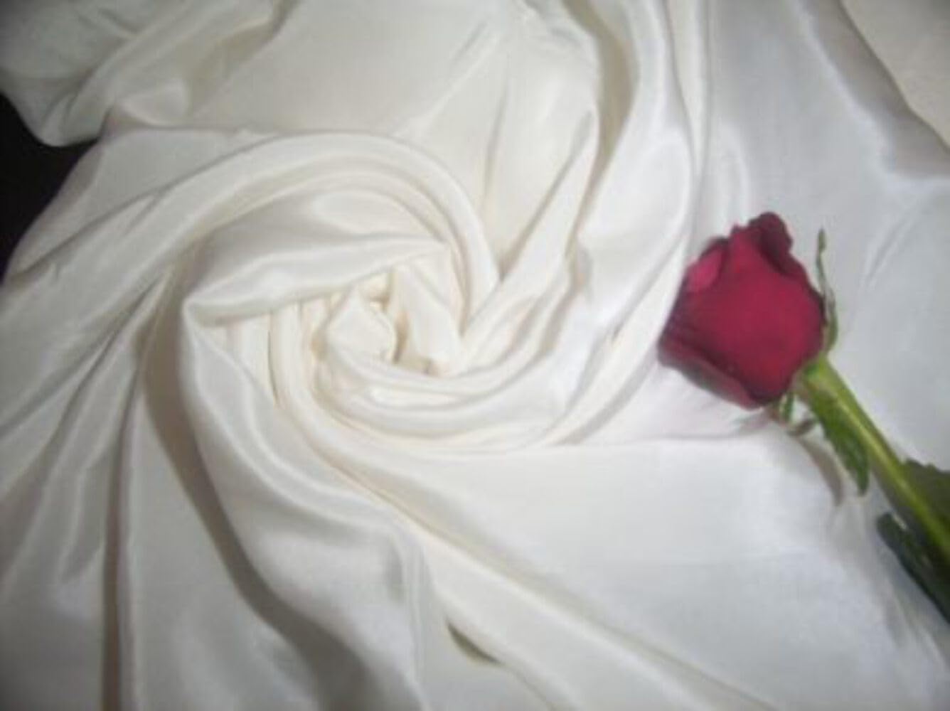 Parure de lit en satin modal blanc drap complet 137x190 cm anti-transpiration