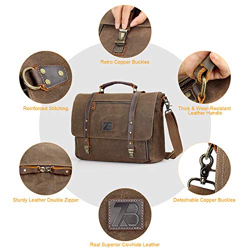 15.6 Inch Laptop Messenger Bag for Mens - Image 8